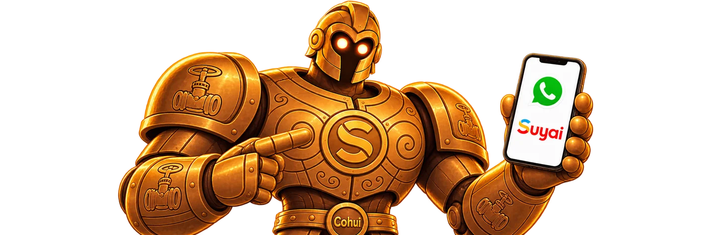 Talos, el asistente de Cohui, mostrando WhatsApp en un teléfono
